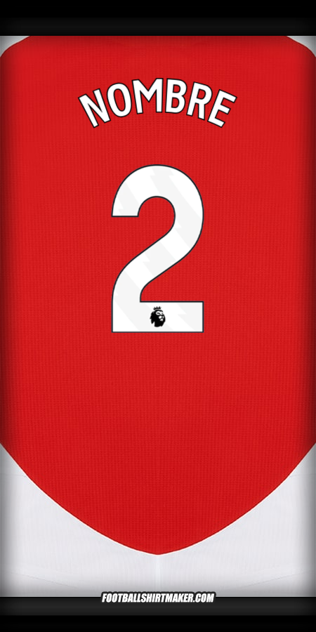 Jersey Arsenal 2024/2025 -  nombre - 2