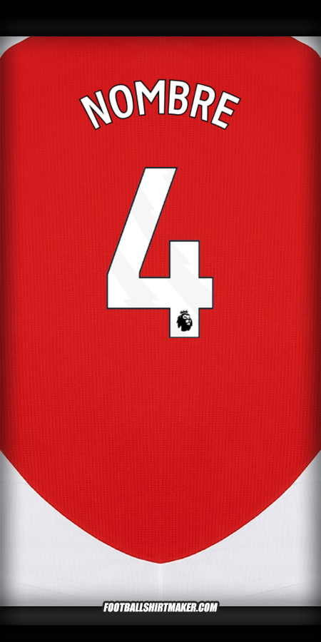 Jersey Arsenal 2024/2025 -  nombre - 4