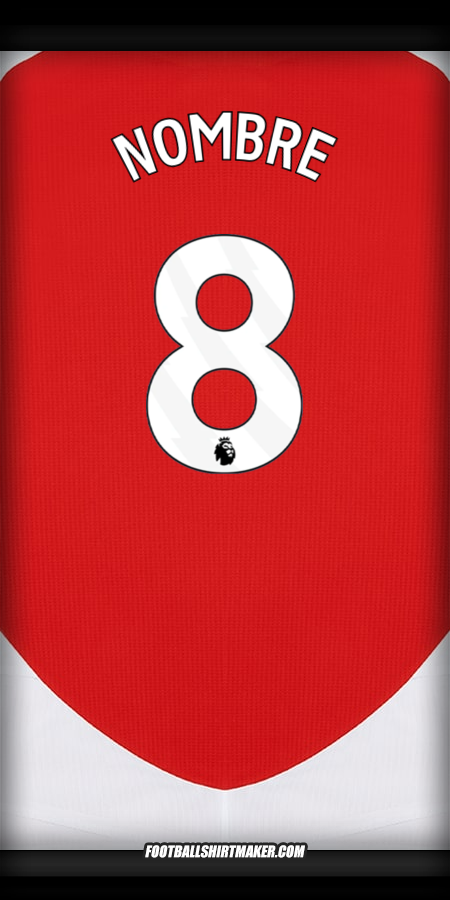 Jersey Arsenal 2024/2025 -  nombre - 8