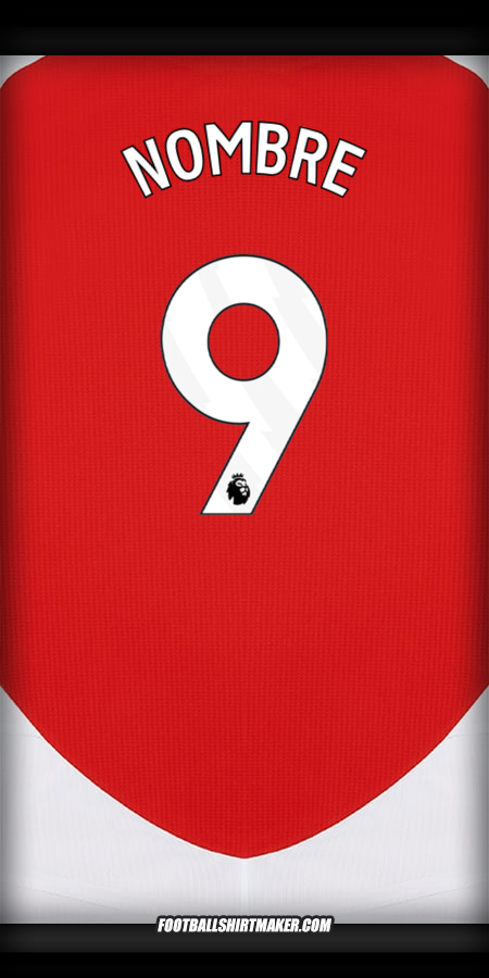 Camiseta Arsenal 2024/2025 -  nombre - 9