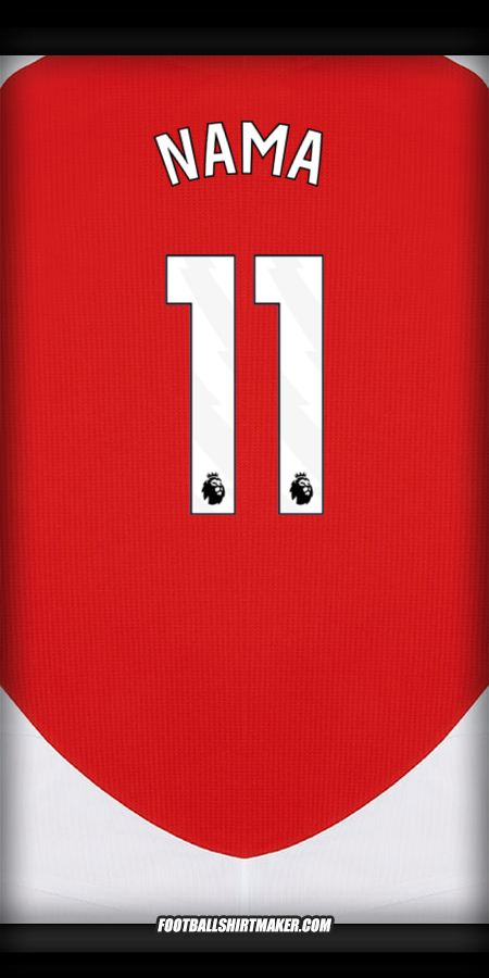 Jersey Arsenal 2024/2025 -  nama - 11