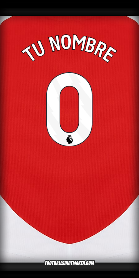 Camiseta Arsenal 2024/2025 -  tu nombre - 0