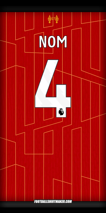 Maillot Liverpool FC 2024/2025 -  nom - 4