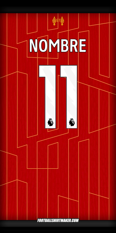 Jersey Liverpool FC 2024/2025 -  nombre - 11