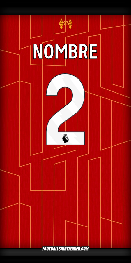 Camiseta Liverpool FC 2024/2025 -  nombre - 2
