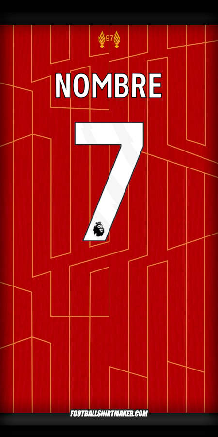 Camiseta Liverpool FC 2024/2025 -  nombre - 7
