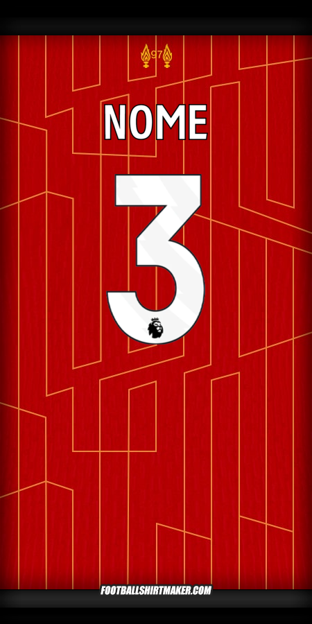 Camisa Liverpool FC 2024/2025 -  nome - 3