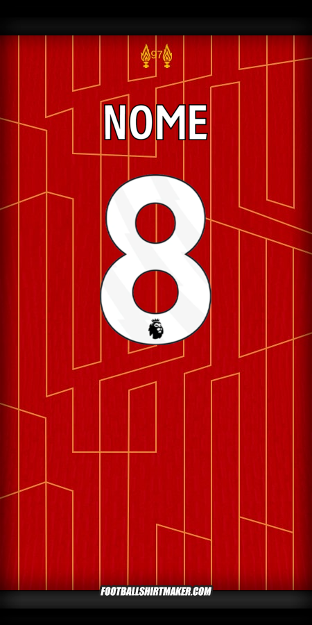 Camisola Liverpool FC 2024/2025 -  nome - 8