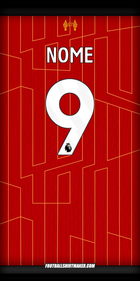 Camisola Liverpool FC 2024/2025 -  nome - 9