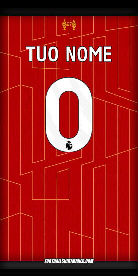 Maglia Liverpool FC 2024/2025 -  tuo nome - 0