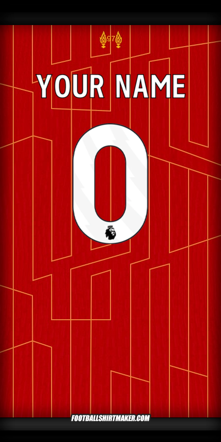 Jersey Liverpool FC 2024/2025 -  your name - 0