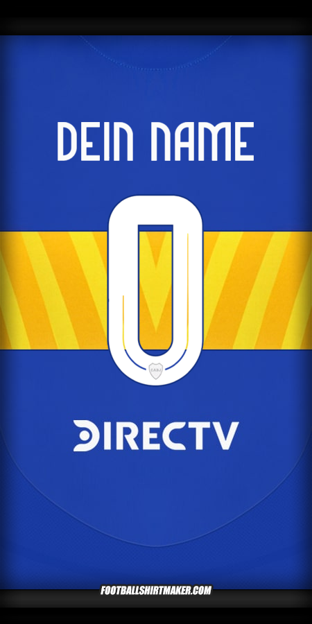 Trikot Boca Juniors 2024/2025 -  dein name - 0