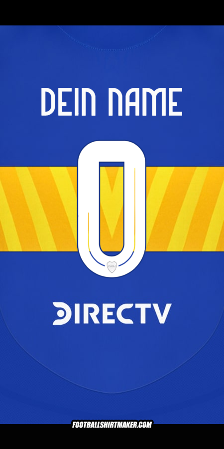 Trikot Boca Juniors 2024/2025 -  dein name - 0
