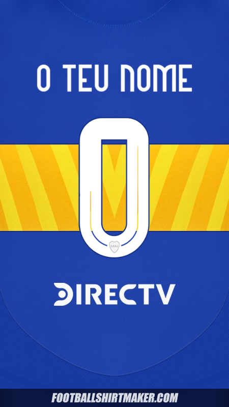 Camisola Boca Juniors 2024/2025 -  o teu nome - 0