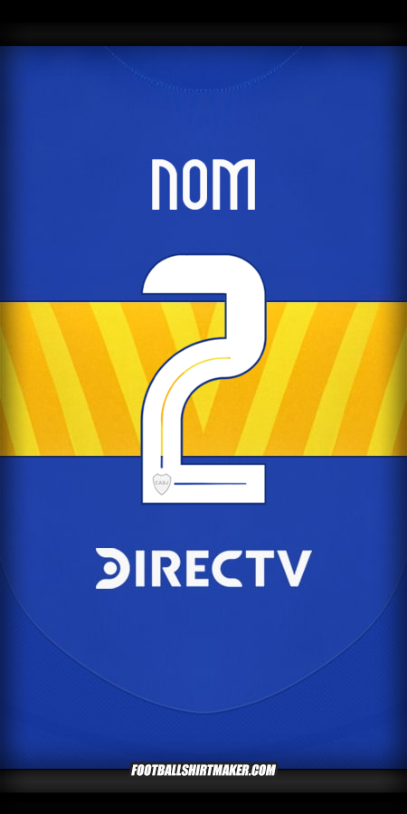Maillot Boca Juniors 2024/2025 -  nom - 2