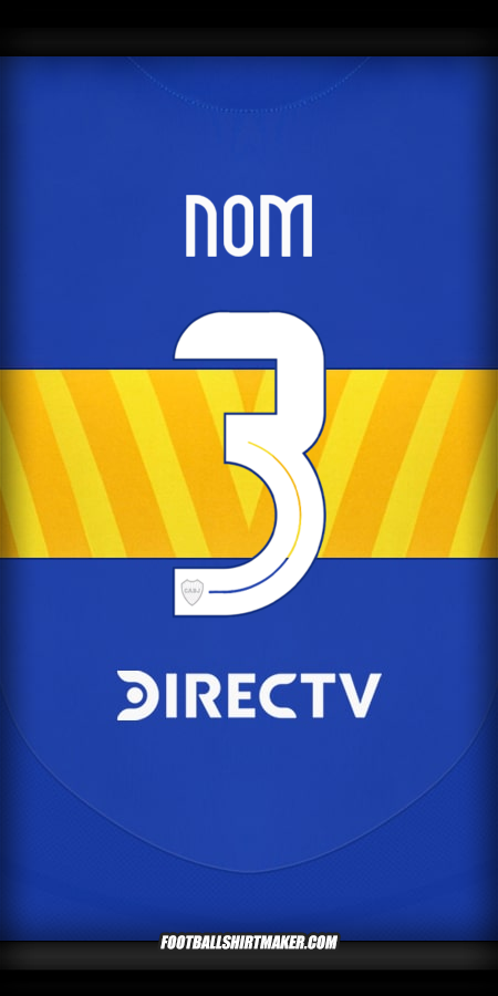 Maillot Boca Juniors 2024/2025 -  nom - 3