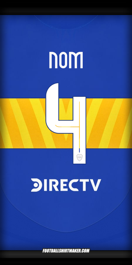 Maillot Boca Juniors 2024/2025 -  nom - 4