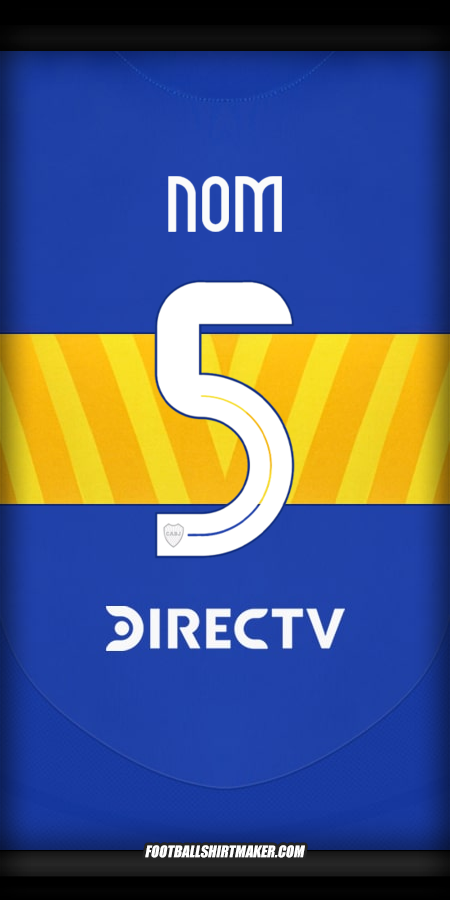 Maillot Boca Juniors 2024/2025 -  nom - 5