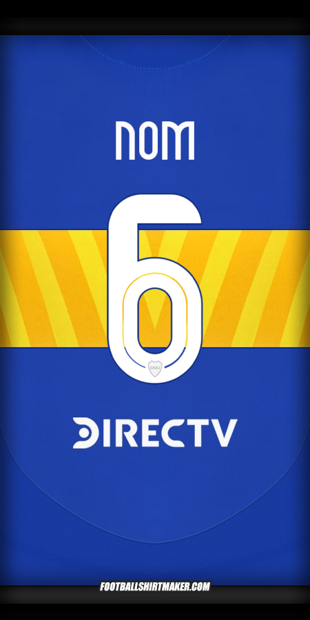 Maillot Boca Juniors 2024/2025 -  nom - 6