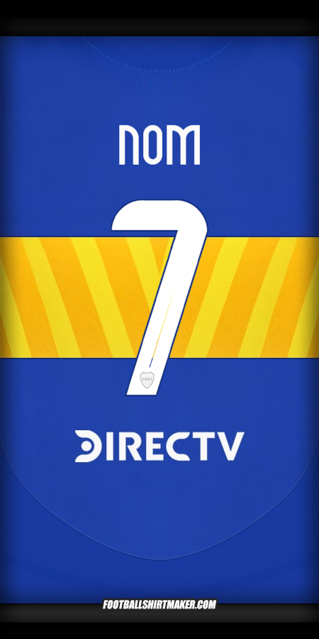 Maillot Boca Juniors 2024/2025 -  nom - 7