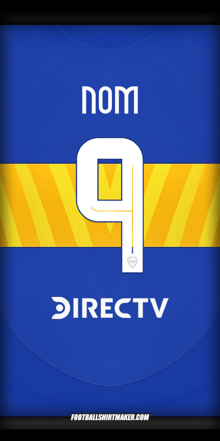 Maillot Boca Juniors 2024/2025 -  nom - 9