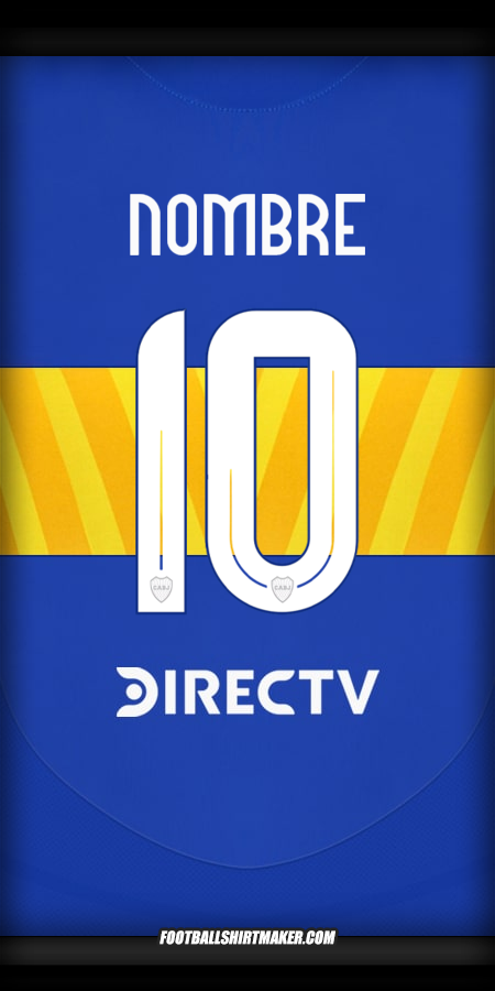 Jersey Boca Juniors 2024/2025 -  nombre - 10