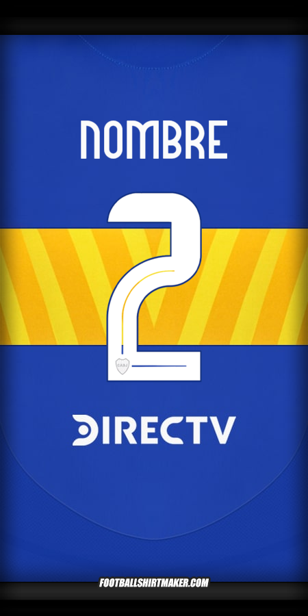 Jersey Boca Juniors 2024/2025 -  nombre - 2