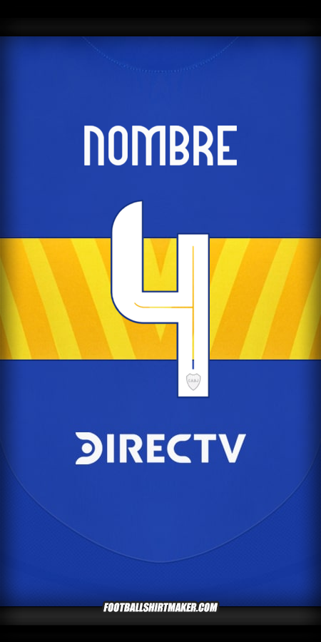 Jersey Boca Juniors 2024/2025 -  nombre - 4