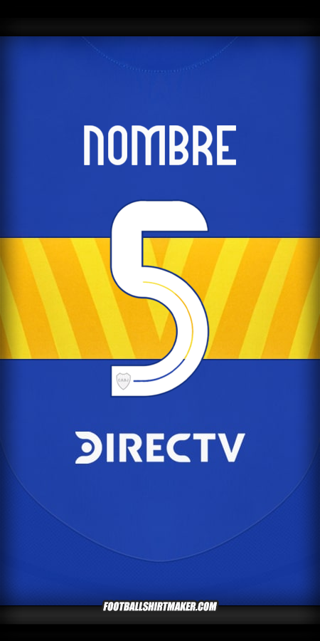 Camiseta Boca Juniors 2024/2025 -  nombre - 5