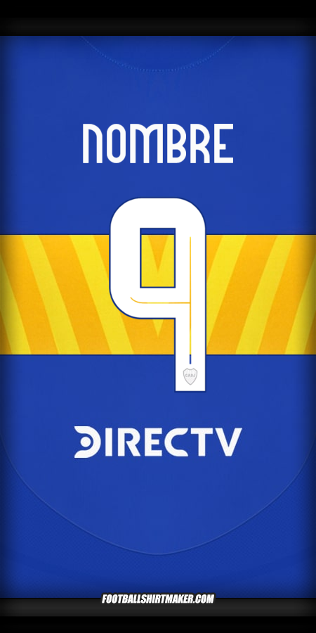 Camiseta Boca Juniors 2024/2025 -  nombre - 9