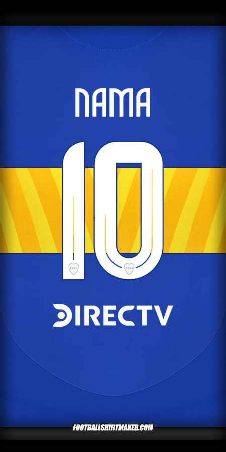 Jersey Boca Juniors 2024/2025 -  nama - 10