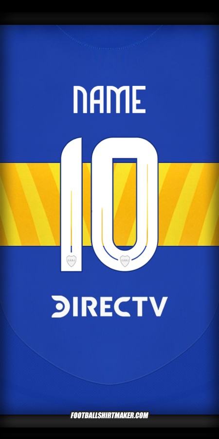 Shirt Boca Juniors 2024/2025 -  name - 10