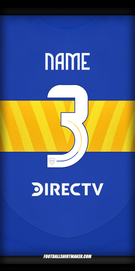 Shirt Boca Juniors 2024/2025 -  name - 3