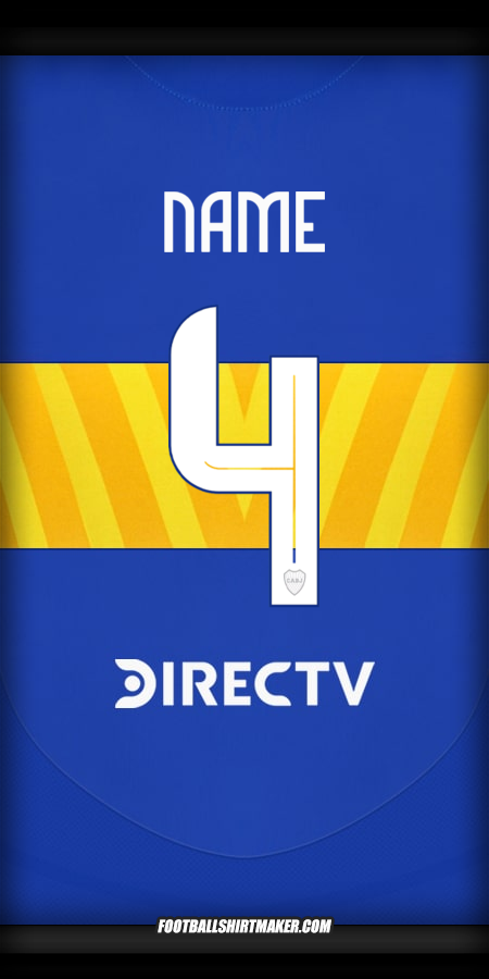 Shirt Boca Juniors 2024/2025 -  name - 4