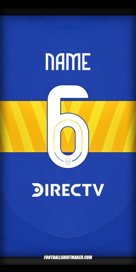Shirt Boca Juniors 2024/2025 -  name - 6