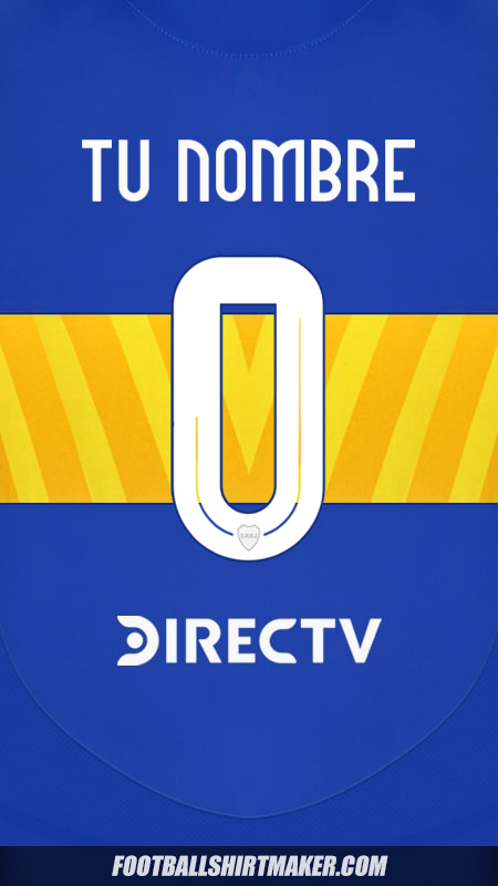 Jersey Boca Juniors 2024/2025 -  tu nombre - 0