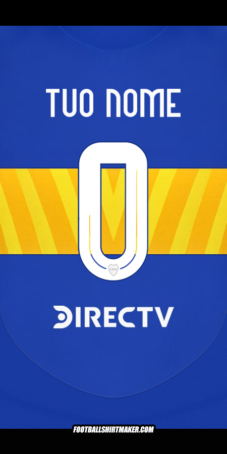 Maglia Boca Juniors 2024/2025 -  tuo nome - 0