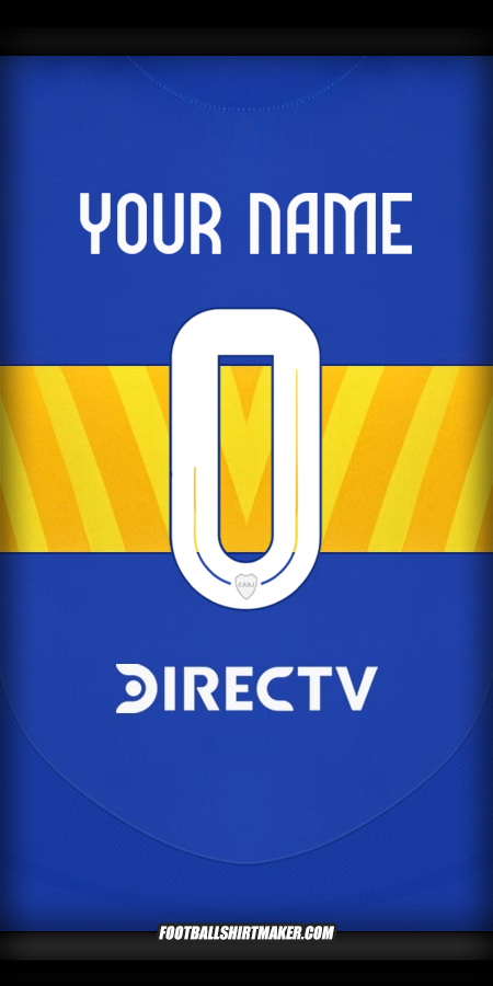 Shirt Boca Juniors 2024/2025 -  your name - 0