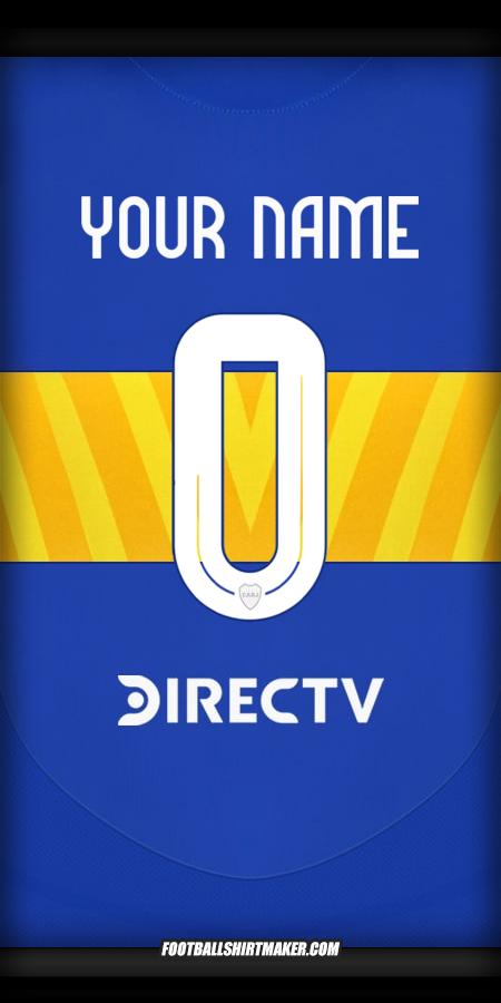 Jersey Boca Juniors 2024/2025 -  your name - 0