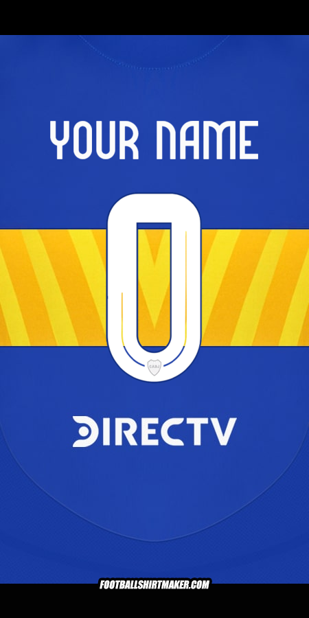 Jersey Boca Juniors 2024/2025 -  your name - 0