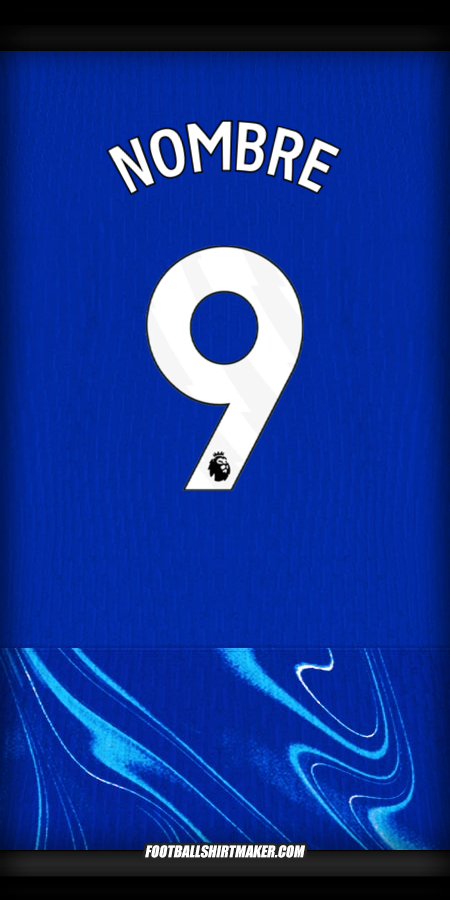 Jersey Chelsea 2024/2025 -  nombre - 9