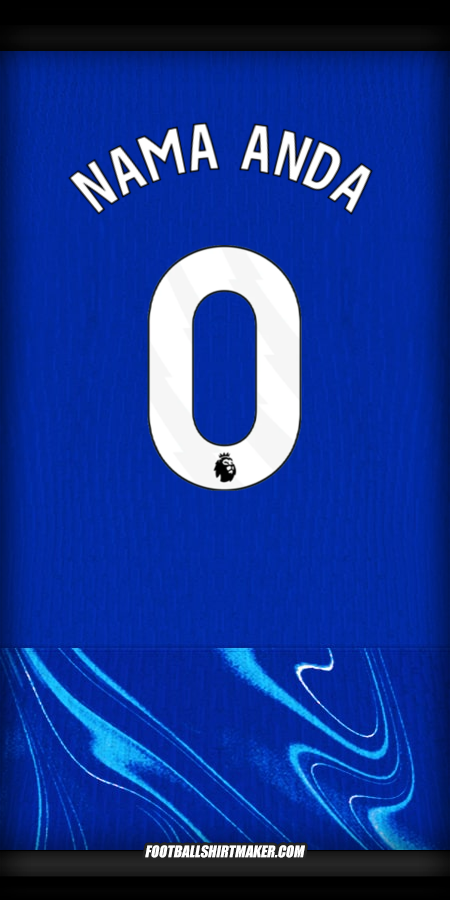 Jersey Chelsea 2024/2025 -  nama anda - 0