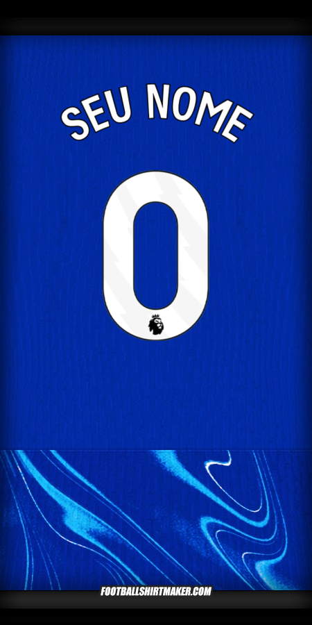 Camisa Chelsea 2024/2025 -  seu nome - 0