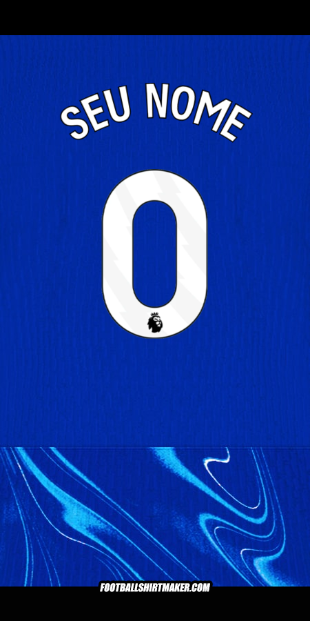 Camisa Chelsea 2024/2025 -  seu nome - 0