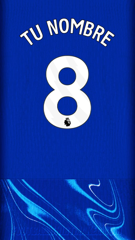 Jersey Chelsea 2024/2025 número 8 tu nombre