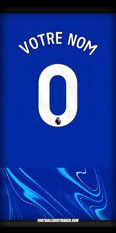 Maillot Chelsea 2024/2025 -  votre nom - 0
