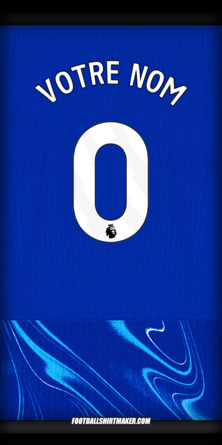Maillot Chelsea 2024/2025 -  votre nom - 0