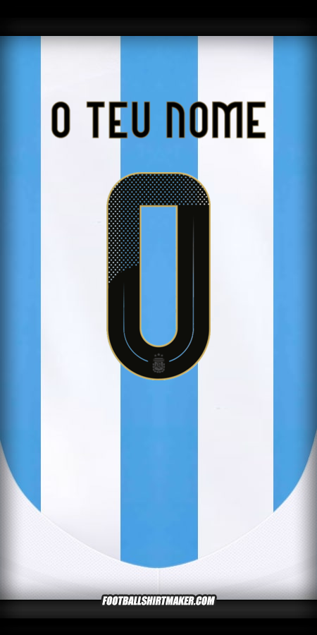 Camisola Argentina 2024 -  o teu nome - 0