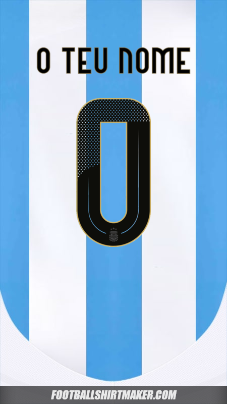 Camisola Argentina 2024 -  o teu nome - 0