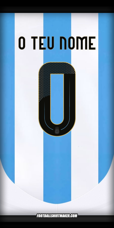 Camisola Argentina 2024 -  o teu nome - 0